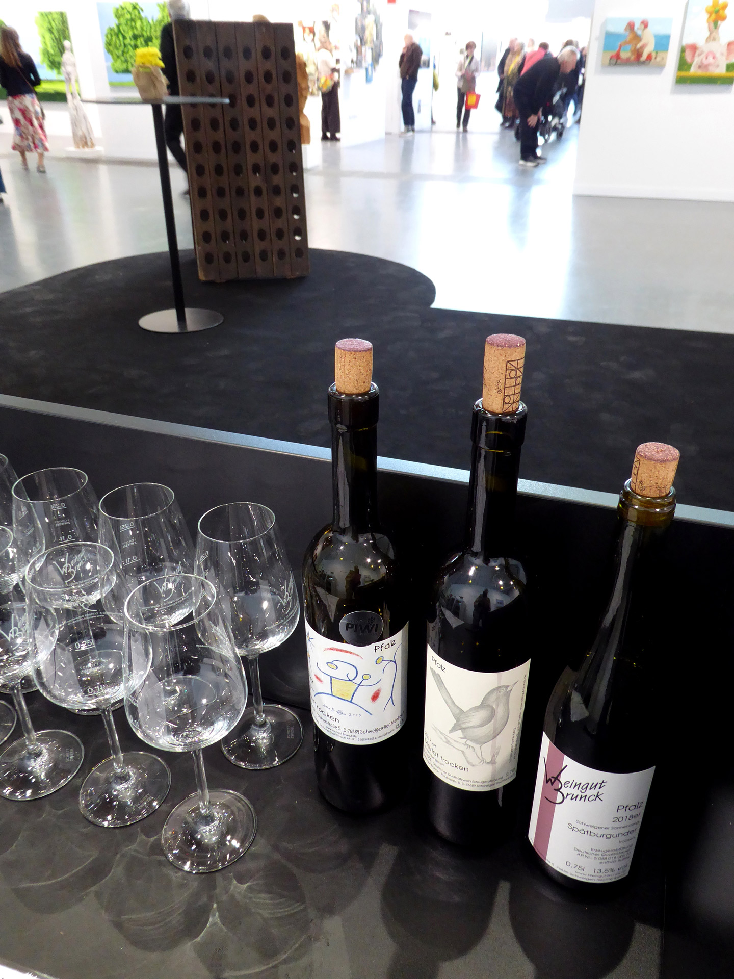 Impressionen vom Weingut Brunck auf der ART 2026 in Karlsruhe